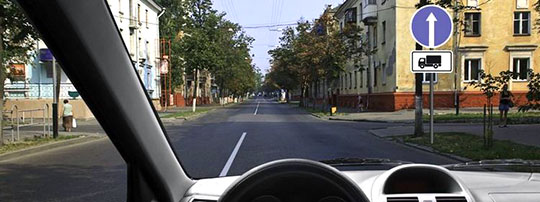 Билет 19, вопрос 2, В каком направлении Вам можно продолжить движение на легковом автомобиле?